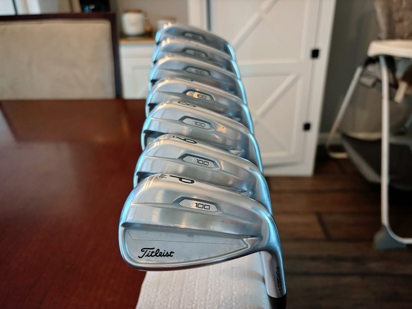 Titleist T100 ‘21 Iron Set 4-PW / True Temper AMT S300 Stiff