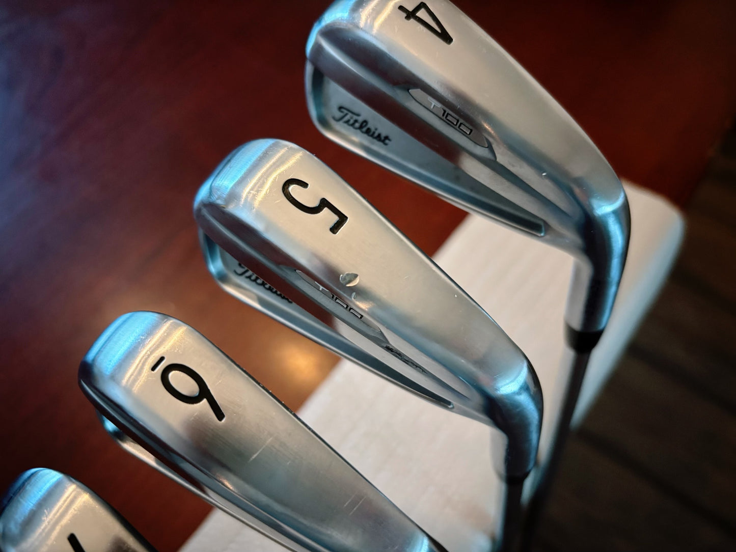 Titleist T100 ‘21 Iron Set 4-PW / True Temper AMT S300 Stiff