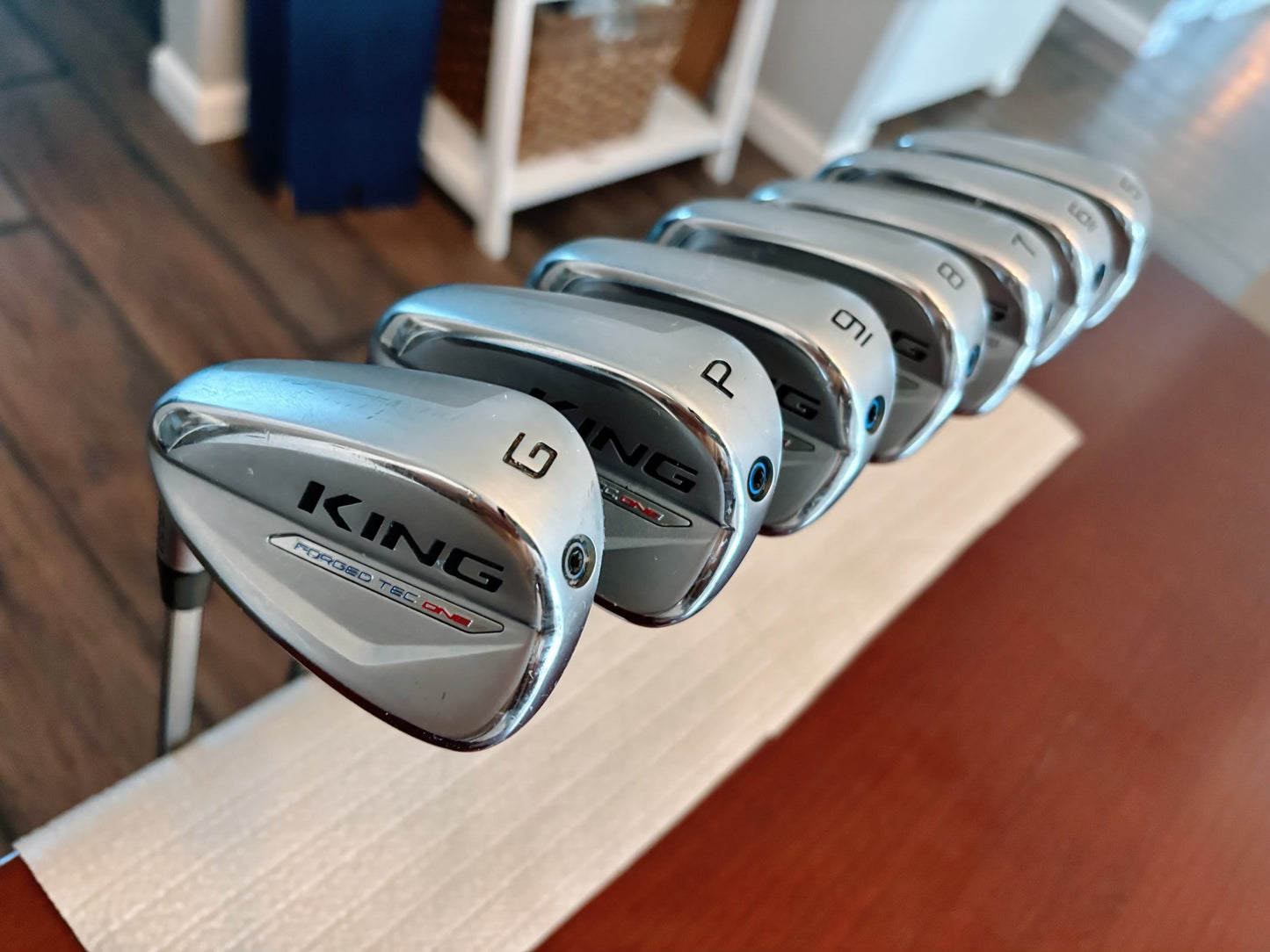 (Left-handed) Cobra King Forged TEC One Length Iron Set 5-GW / KBS $-Taper Lite Regular