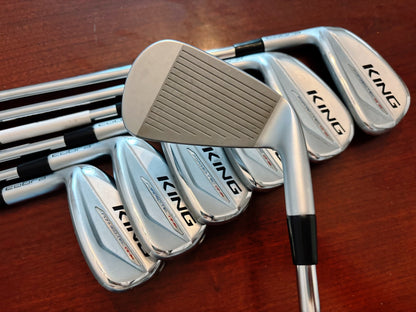 (Left-handed) Cobra King Forged TEC One Length Iron Set 5-GW / KBS $-Taper Lite Regular