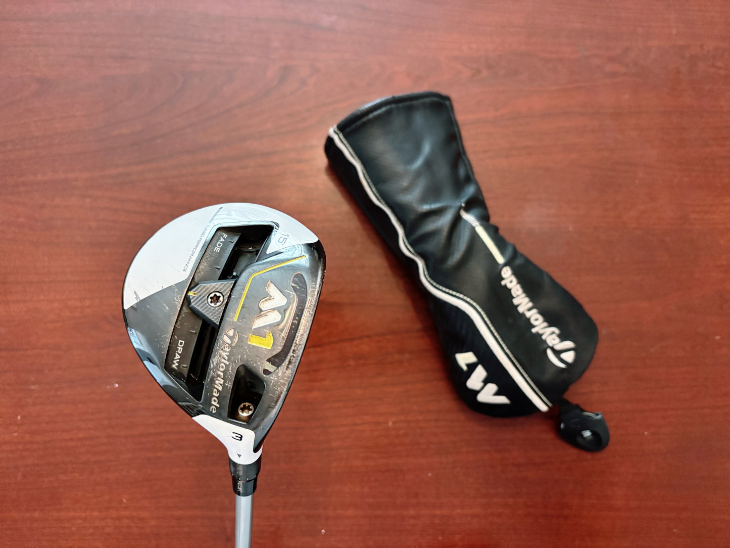 Taylormade M1 3-Wood + headcover (extended length) / Regular flex