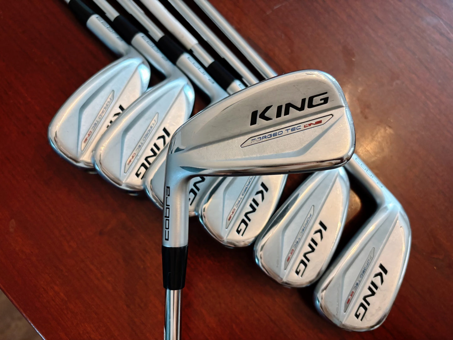 (Left-handed) Cobra King Forged TEC One Length Iron Set 5-GW / KBS $-Taper Lite Regular