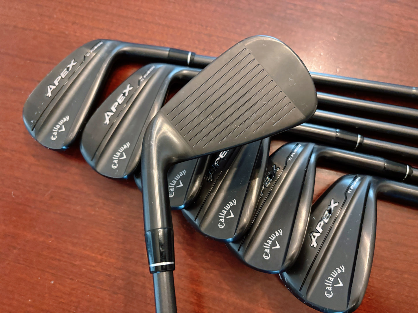 Callaway Apex Ti Fusion ‘24 Black Iron Set 5-AW / Dynamic Gold S300 Stiff