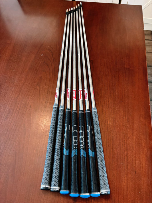 KBS Tour Lite Iron Shafts Regular Flex .355” Tip 4-PW / Regular Flex