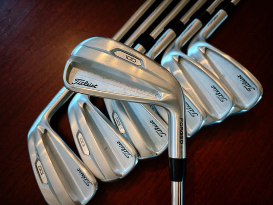 Titleist T100 ‘21 Iron Set 4-PW / True Temper AMT S300 Stiff