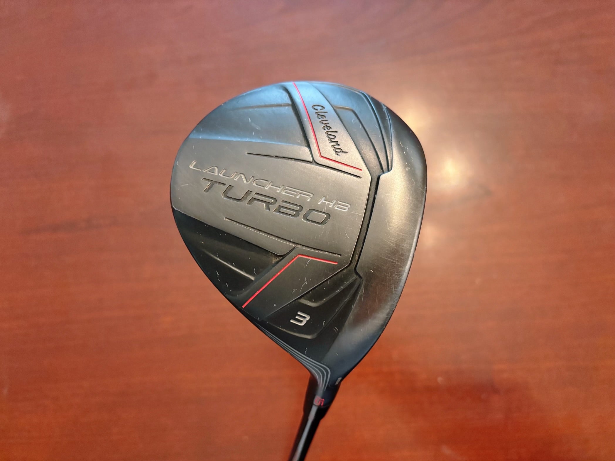 Cleveland launcher HB Turbo 3 wood. Right hand, regular graphite outlet shaft