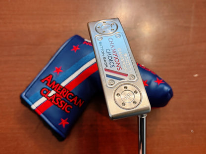 *NEW* Scotty Cameron 2023 Champions Choice Button Back Putter 34” + headcover and box