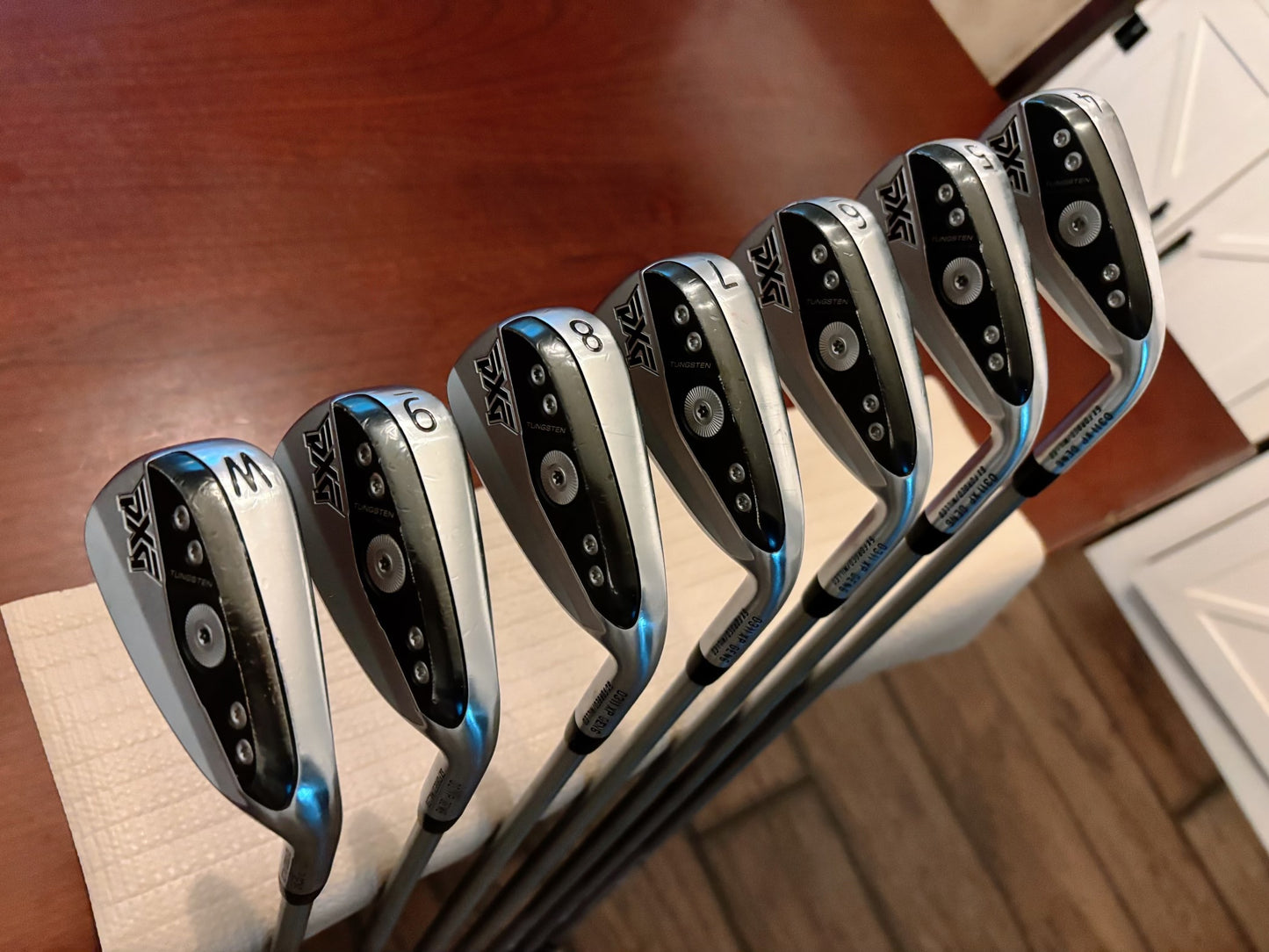 PXG 0311 XP Gen 6 Iron Set 4-PW / Aerotech Steelfiber Stiff